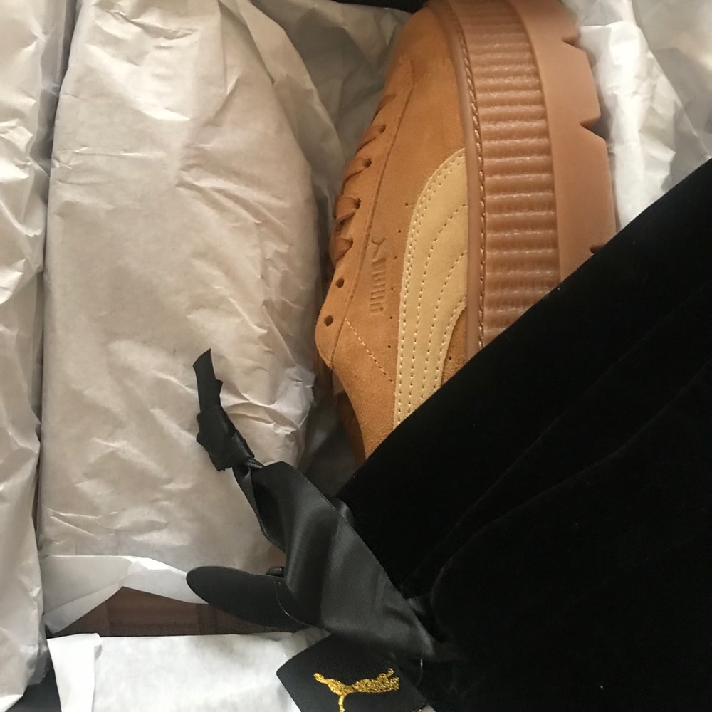 Fenty Puma Creepers -Suede Golden Brown